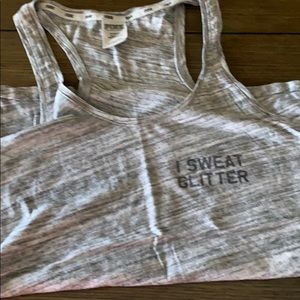 Pink tank grey size M